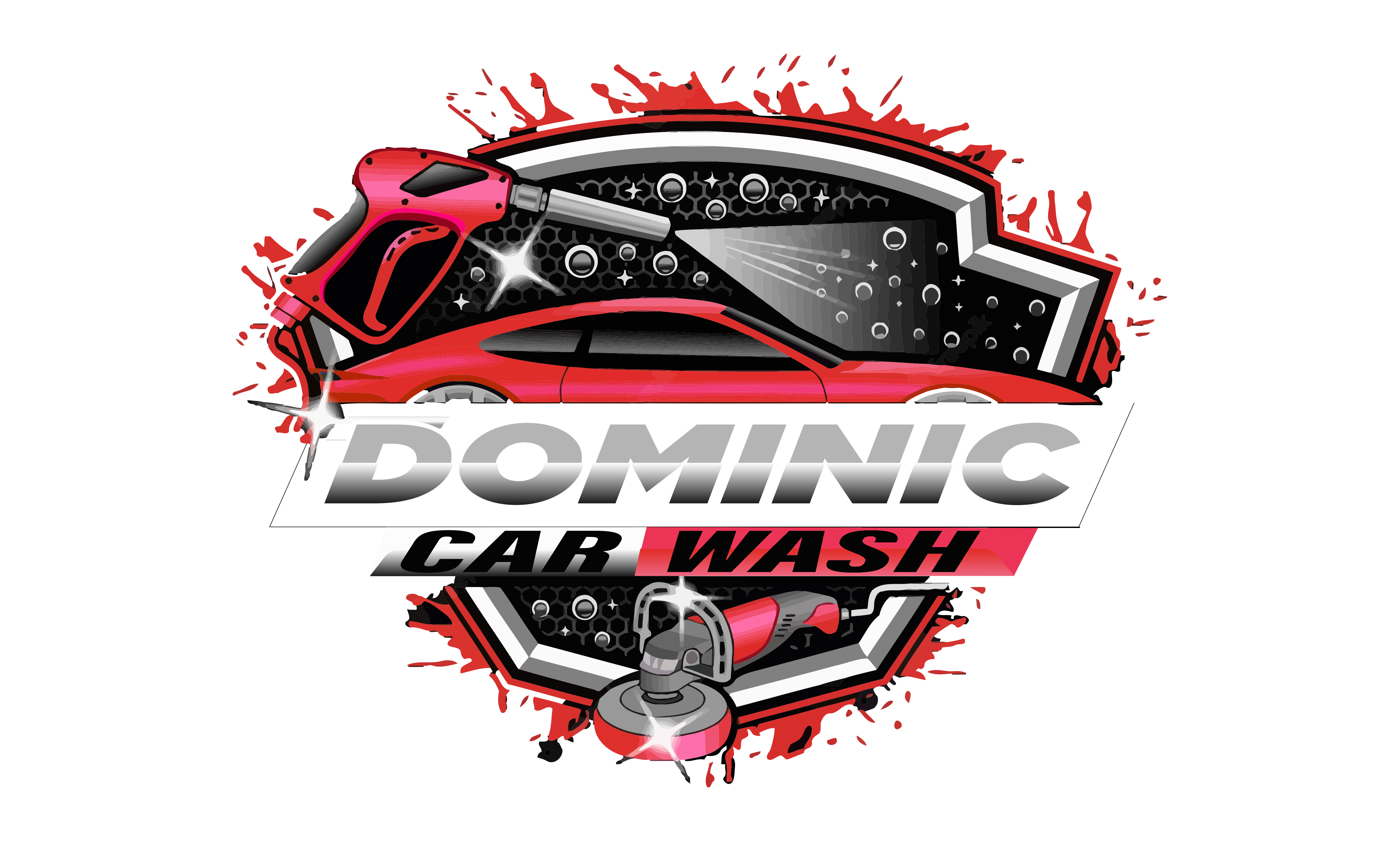 Dominic Car Wash Logo